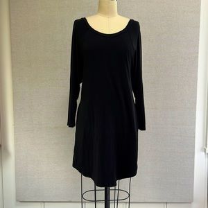 Organic John Patrick Black Day Dress - XS